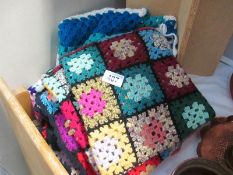 A crochet blanket etc