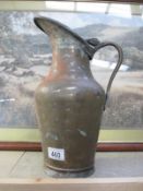 A large copper water jug