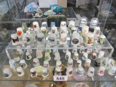 A large collection of thimbles