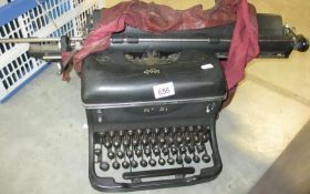 A vintage Oliver typewriter