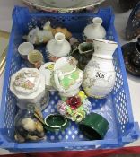 A quantity of china and pottery items