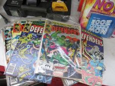 A collection of approx 50 Marvel comics including The Defenders,