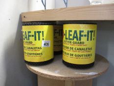 4 new rolls of Leaf it gutter guard