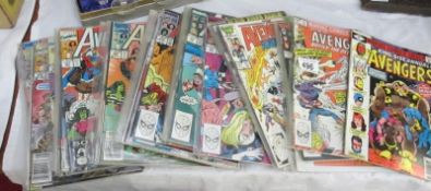 A collection of Marvel comics Avengers annuals and Avengers comics (approx 44 comics)