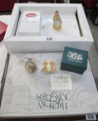 A boxed Wade Cinderella gift set and boxed Harmony Kingdom gift set