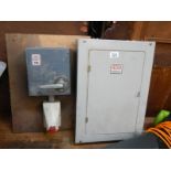 An MEM Memshield industrial fuse box and one other.