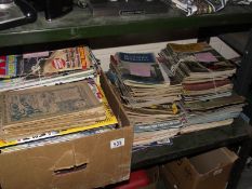 A large quantity of railway magazines, Railway history map of Britain etc.