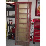 A K6 red telephone box door.