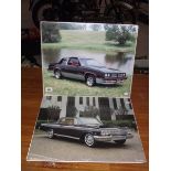 2 poster prints of American cars.