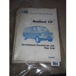 A Bedford CF service training manual.