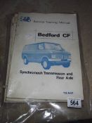 A Bedford CF service training manual.