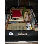 A box of motoring books including road racing etc.