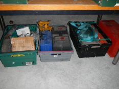 3 large boxes of good autojumblers items including tools, parts,radio's etc.