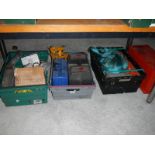 3 large boxes of good autojumblers items including tools, parts,radio's etc.