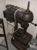 A single phase pillar drill.