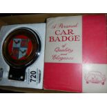 A boxed 1965 R.A.F Halton car badge.