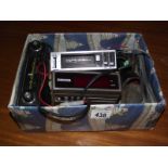 A Philips car radio, a Harry Moss cassette player, wing lights etc.