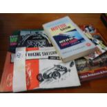 A quantity of old books on motoring.