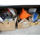 3 large boxes of miscellaneous tools including electrical, plumbing etc.