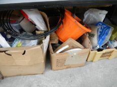 3 large boxes of miscellaneous tools including electrical, plumbing etc.
