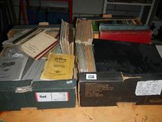 2 large boxes of Austin Seven club magazines, car handbooks etc.