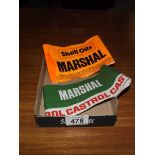 2 x 1970/80's Castrol and Shell Marshall motor sport armbands.