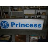 A 1970's British Leyland Princess main dealer showroom light box illuminated sign.