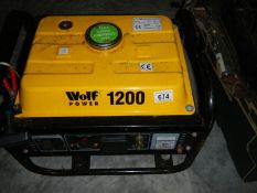 A Wold power 1200 generator.