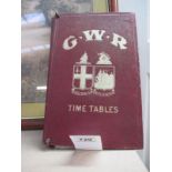 A G W R Time Tables book