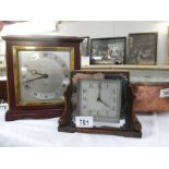 Two mantel clocks including Enfield