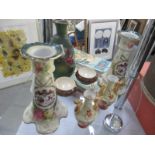 A quantity of pottery including miniature vases,