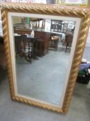 A large rectangular mirror