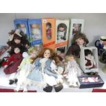 A large collection of dolls some boxed