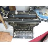 A vintage Underwood typewriter