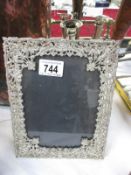 A fine silver plate frame