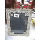 A fine silver plate frame