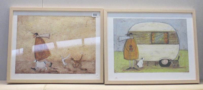 Two framed and glazed Sam Toft prints