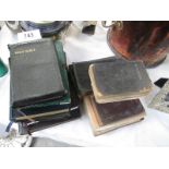 A collection of old bibles etc