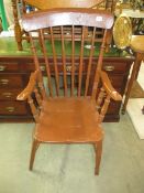 A painted Windsor chair