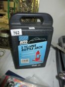 A boxed 2 tonne bottle jack