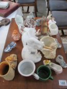 A quantity of pottery and china items