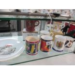 A collection of Coronation ware and Royal memorabilia