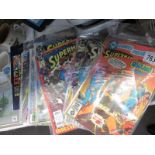 A good collection of DC comics including Superman,