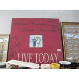 A canvas print saying Cherish Yesterday Dream Tomorrow