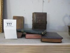 6 old bibles,