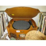 A vintage style record player