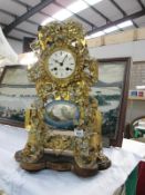 An old ormolu French clock a/f