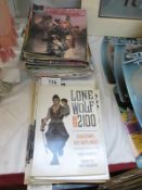 A collection of comics and graphic novels including Lone Wolf (approx 70 comics)