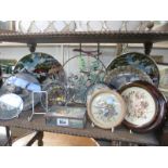 A collection of collector's plates etc.