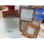 A quantity of of picture frames